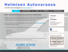 Tablet Screenshot of helmisenautoliike.fi